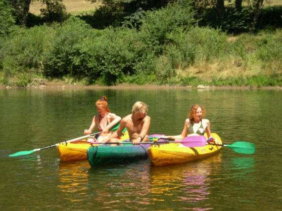 La Bouysse kanoën op de tarn